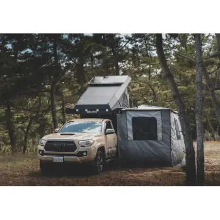 Ensemble de parois laterales de auvent 270° côté gauche Alu-Cab